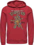 Red 1984 Teenage Mutant Ninja Turtles Hoodie product image 1