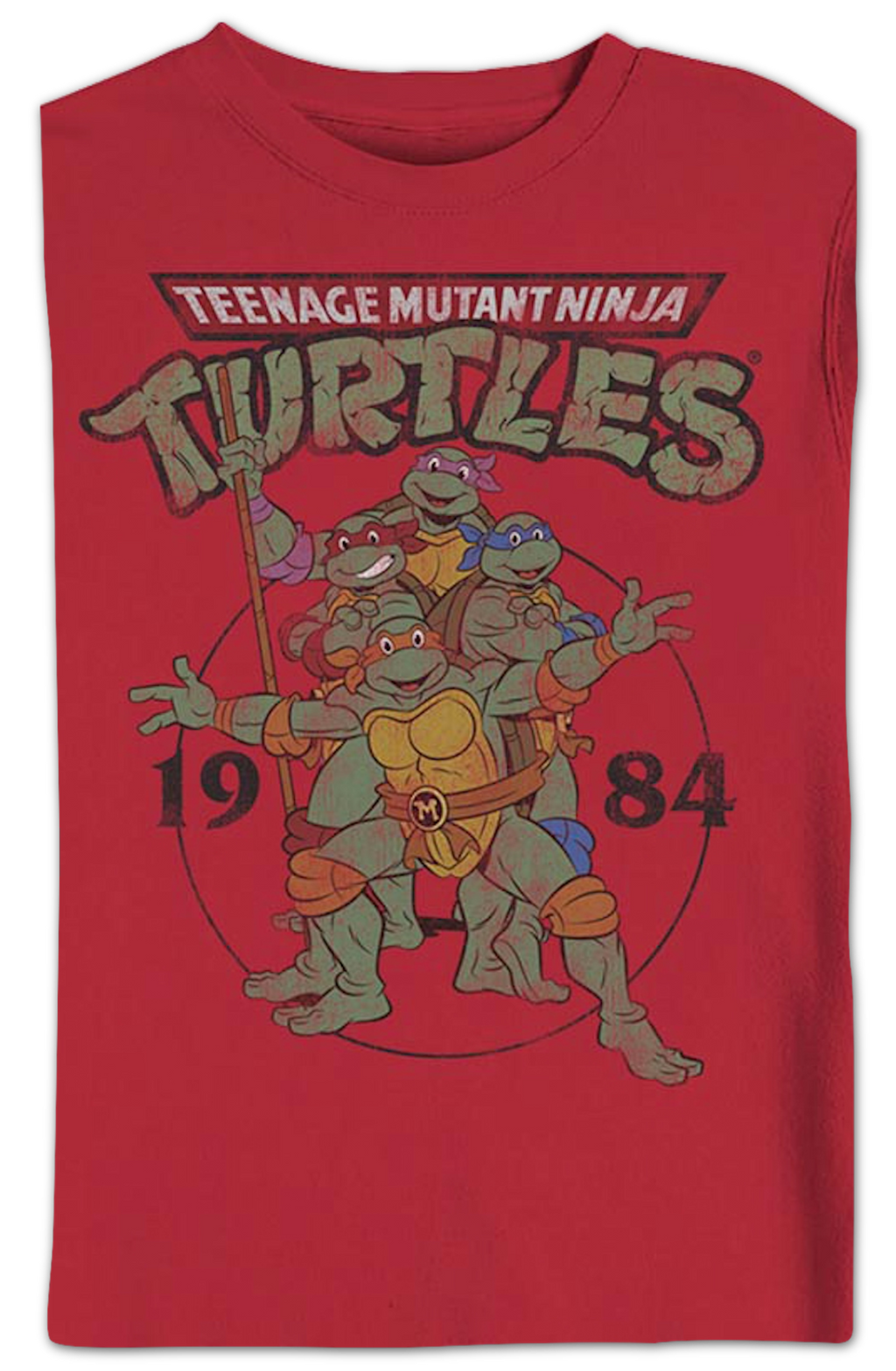 Red 1984 Teenage Mutant Ninja Turtles Sweatshirt product image 2