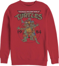 Red 1984 Teenage Mutant Ninja Turtles Sweatshirt product image 1