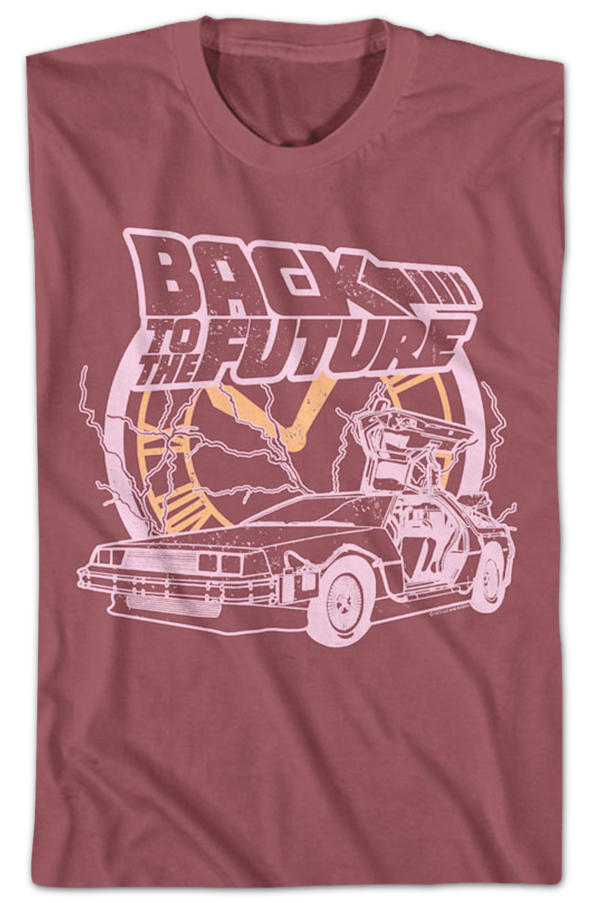 Retro Clock Collage Back To The Future T-Shirt product image 2