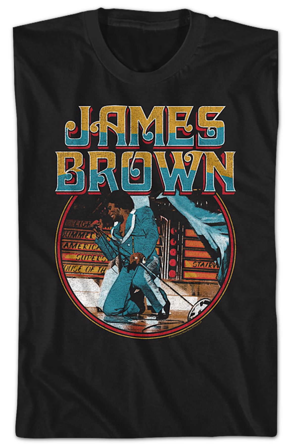 Retro Kneel James Brown T-Shirt product image 2