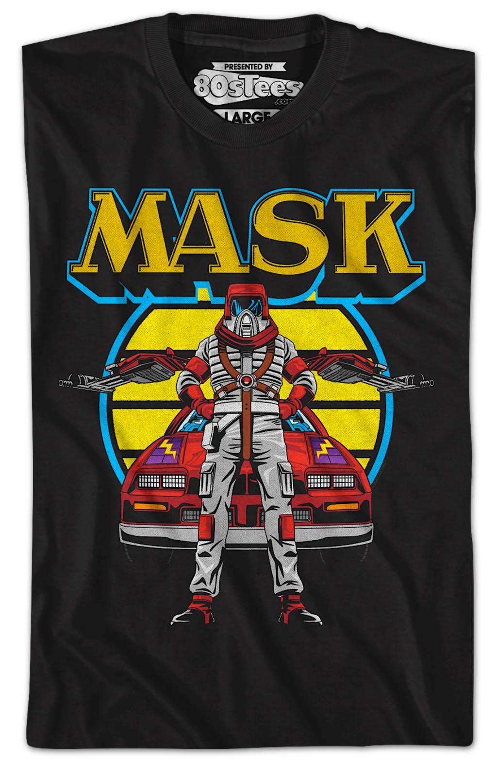 Retro Matt Trakker And Thunderhawk MASK T-Shirt product image 2
