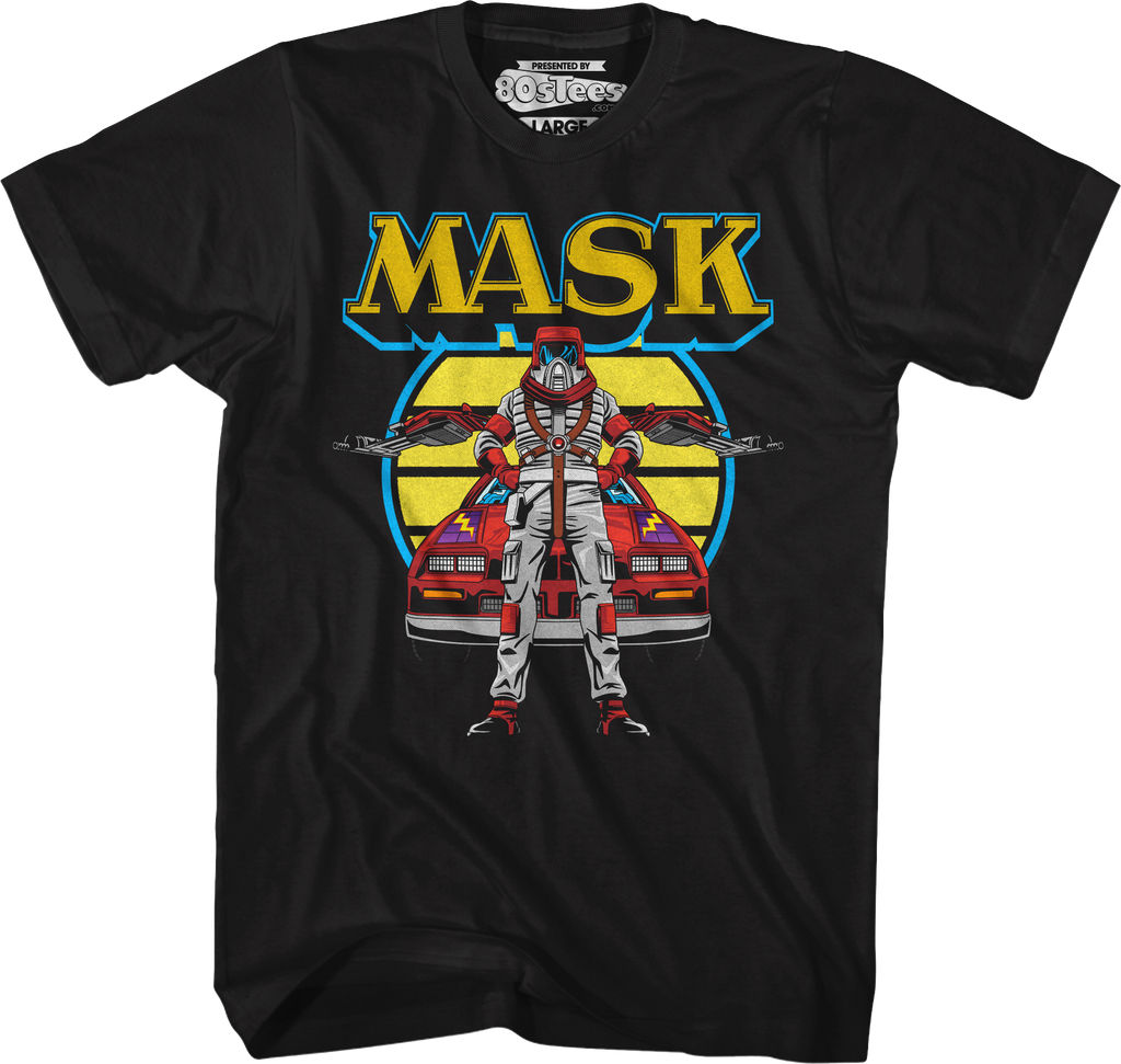 Retro Matt Trakker And Thunderhawk MASK T-Shirt product image 1