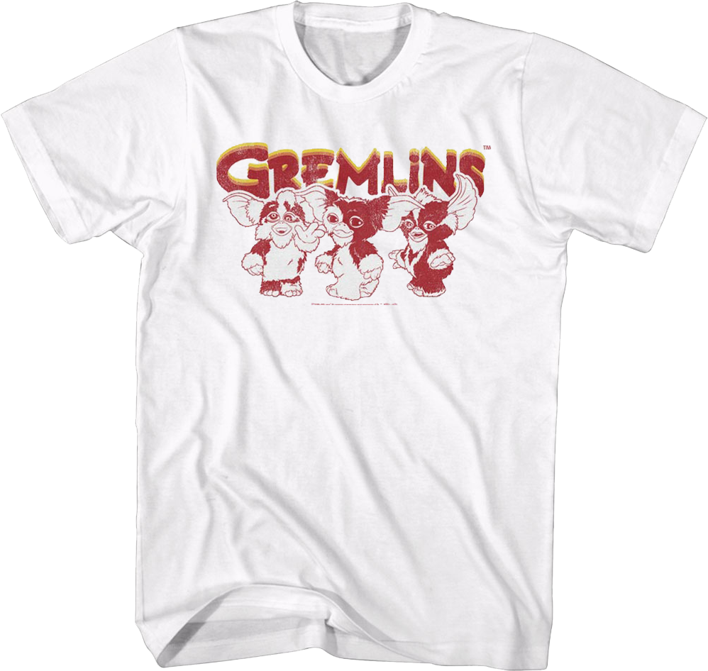 Retro Mogwai Poses Gremlins T-Shirt product image 1