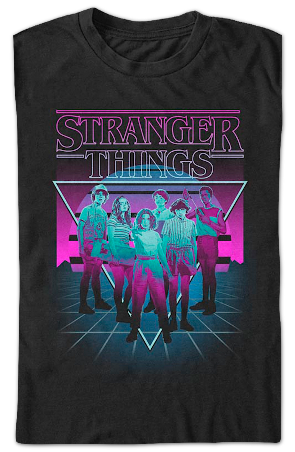 Retro Neon Stranger Things T-Shirt product image 2