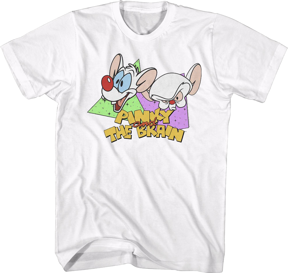 Retro Pinky and the Brain T-Shirt product image 1