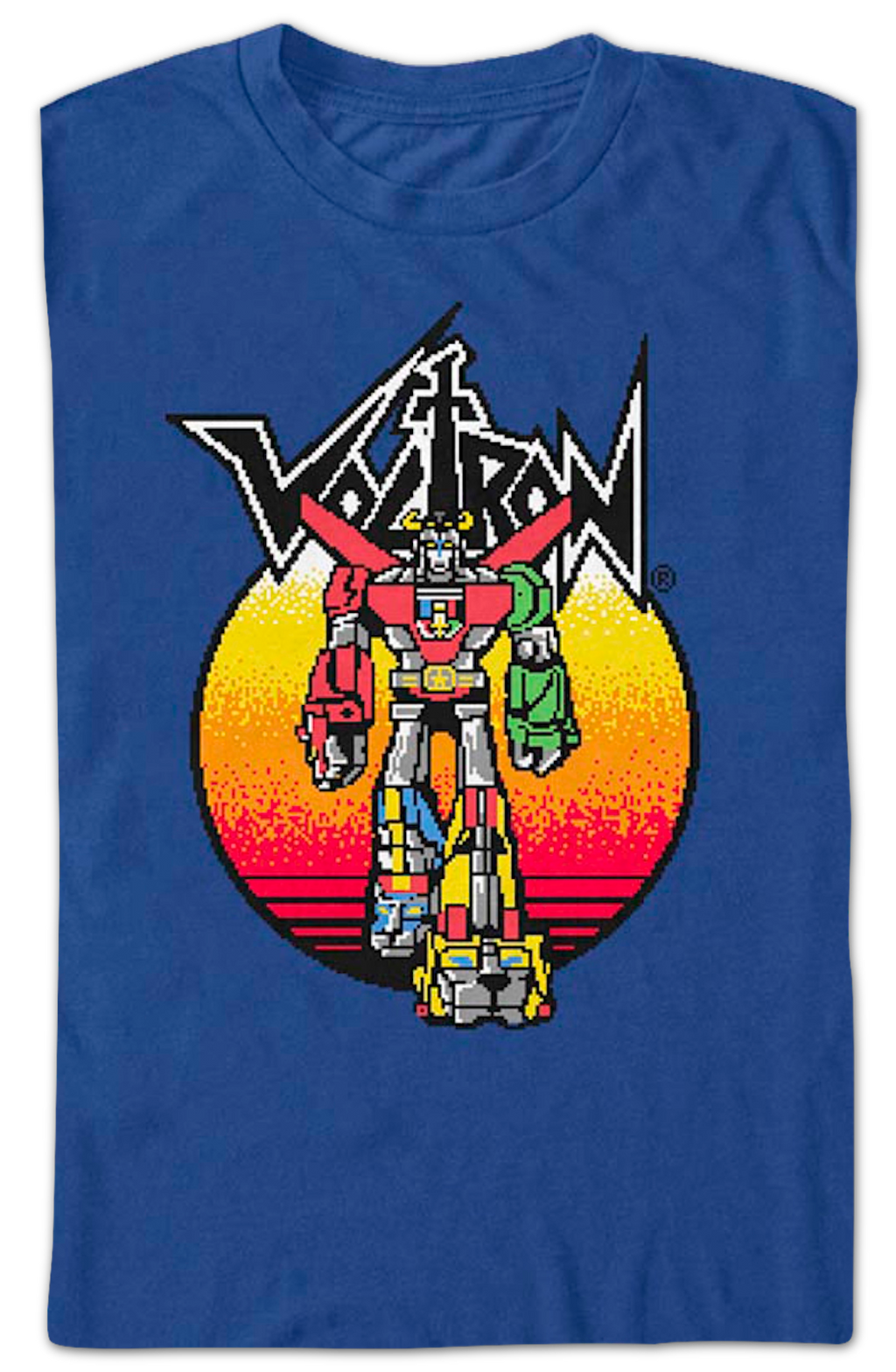 Retro Sunset Voltron T-Shirt product image 2