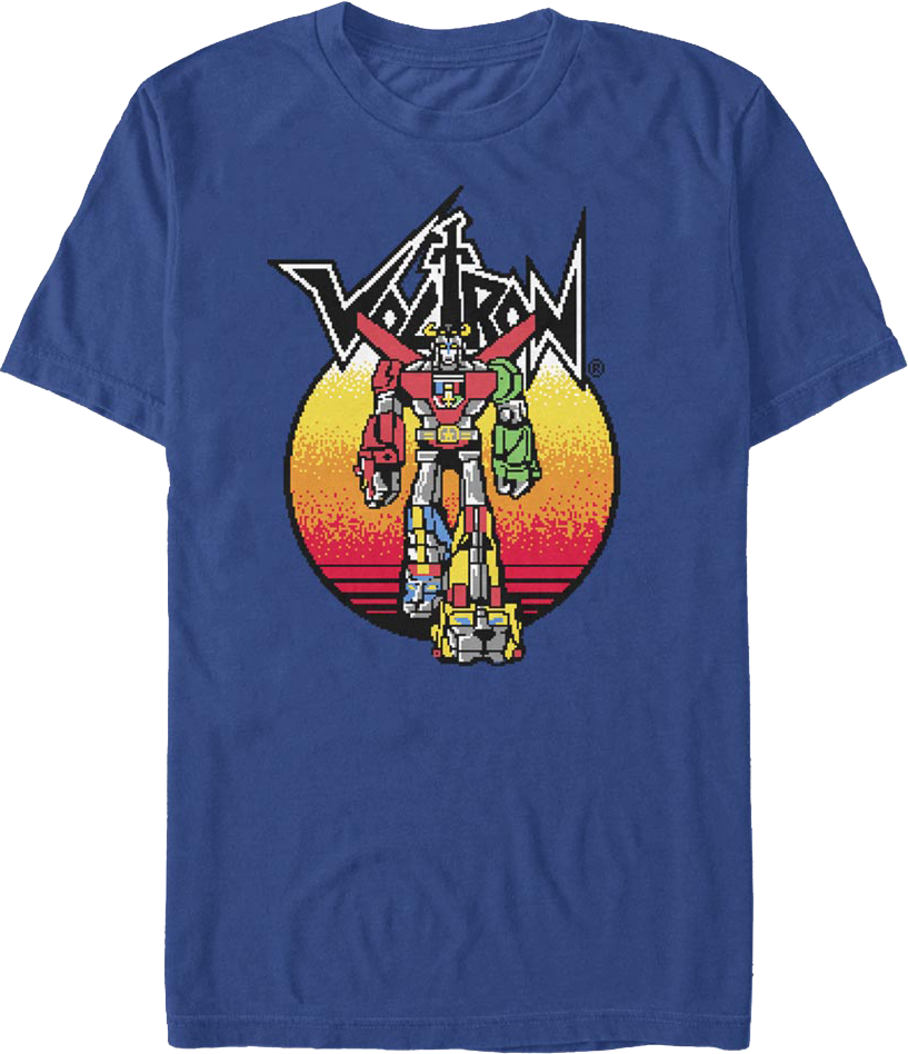 Retro Sunset Voltron T-Shirt product image 1