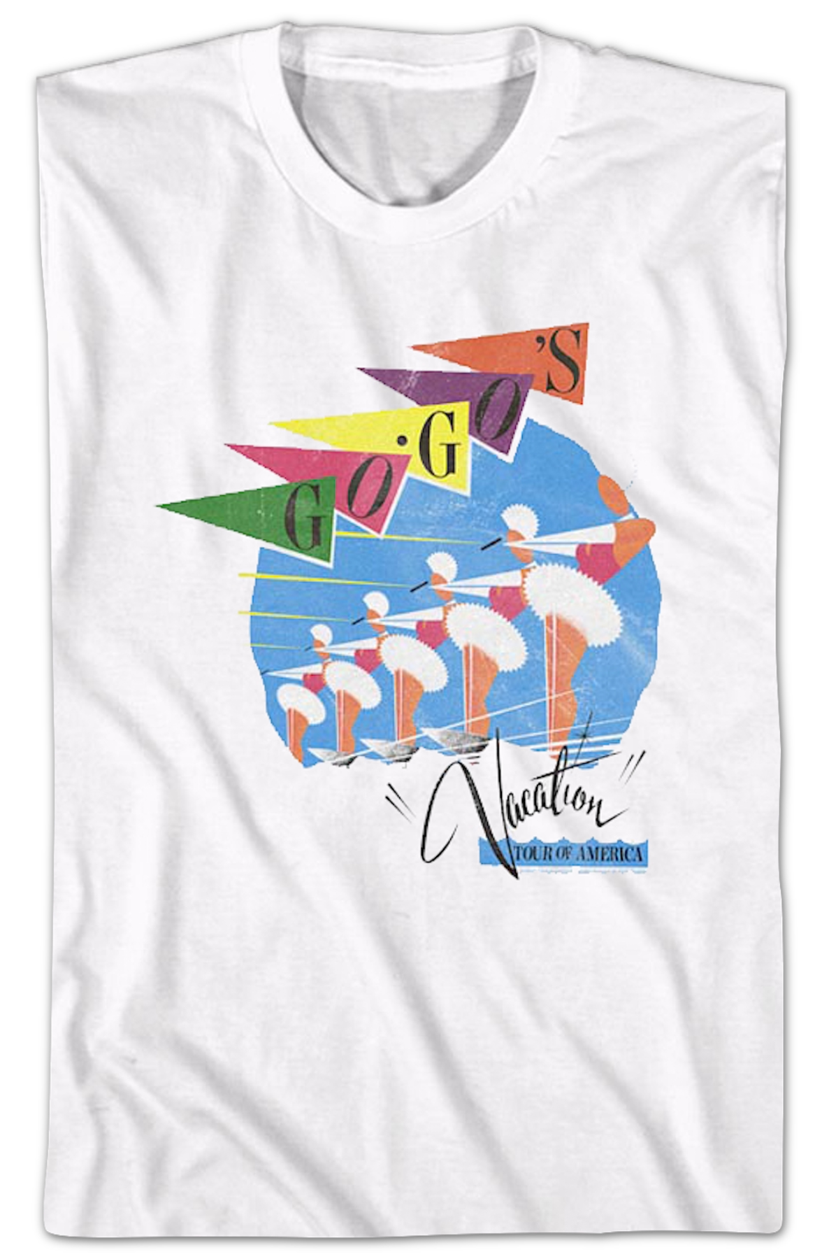 Retro Vacation Tour Of America Go-Go's T-Shirt product image 2