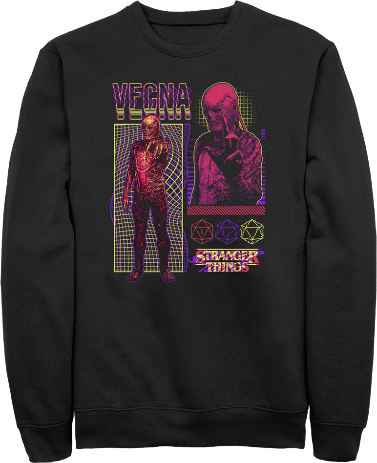 Retro Vecna Stranger Things Sweatshirt product image 1
