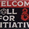 Roll For Initiative Dungeons & Dragons Doormat