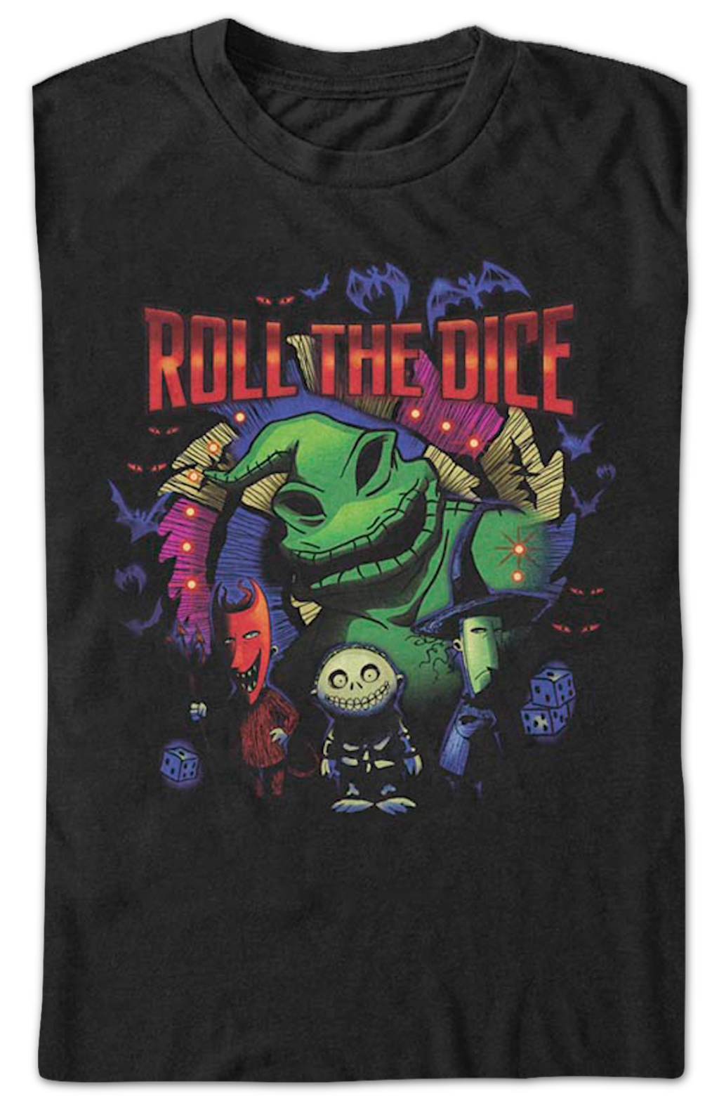Roll The Dice Nightmare Before Christmas T-Shirt product image 2