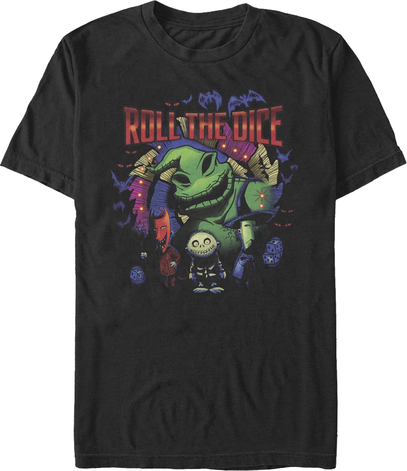 Roll The Dice Nightmare Before Christmas T-Shirt product image 1