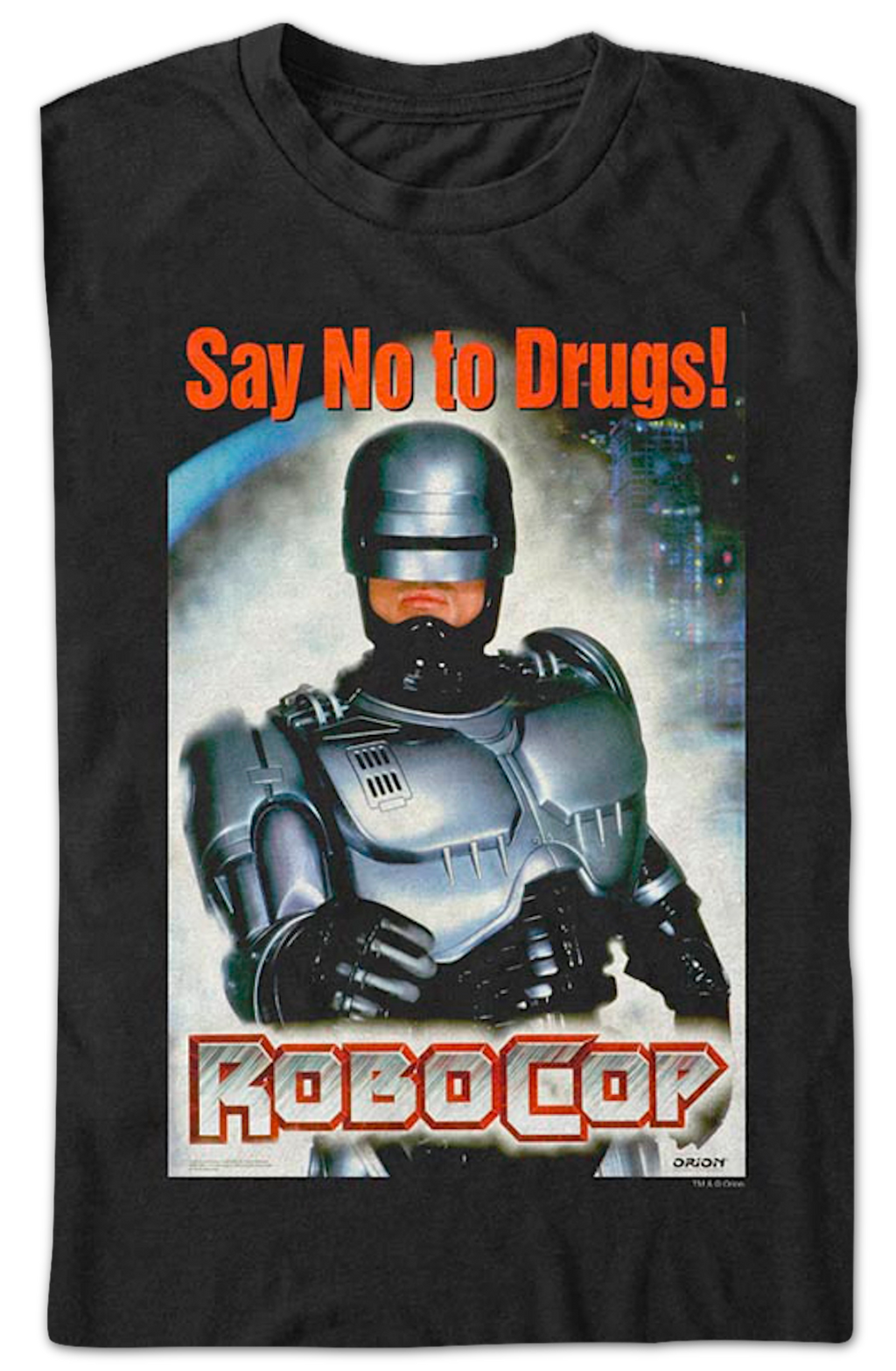 Say No to Drugs Robocop T-Shirt product image 2