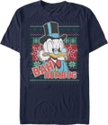 Scrooge McDuck Bah Humbug Faux Ugly Christmas Sweater product image 1