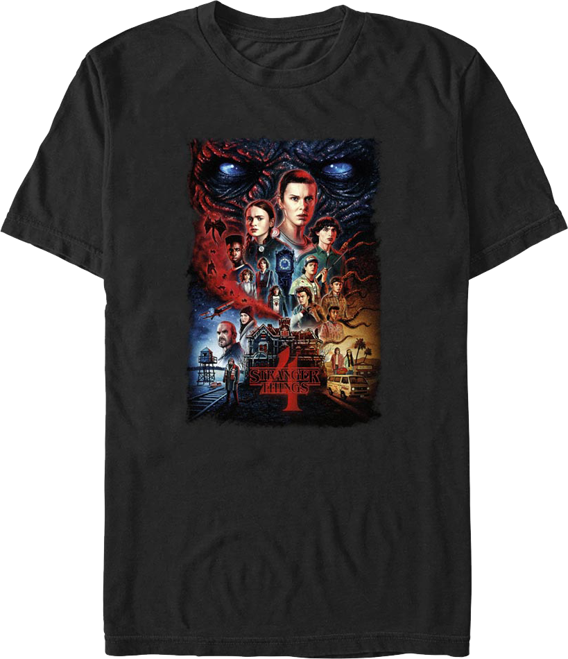 Season 4 Poster Stranger Things T-Shirt