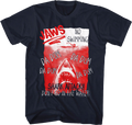 Shark Attack Poster Jaws T-Shirt