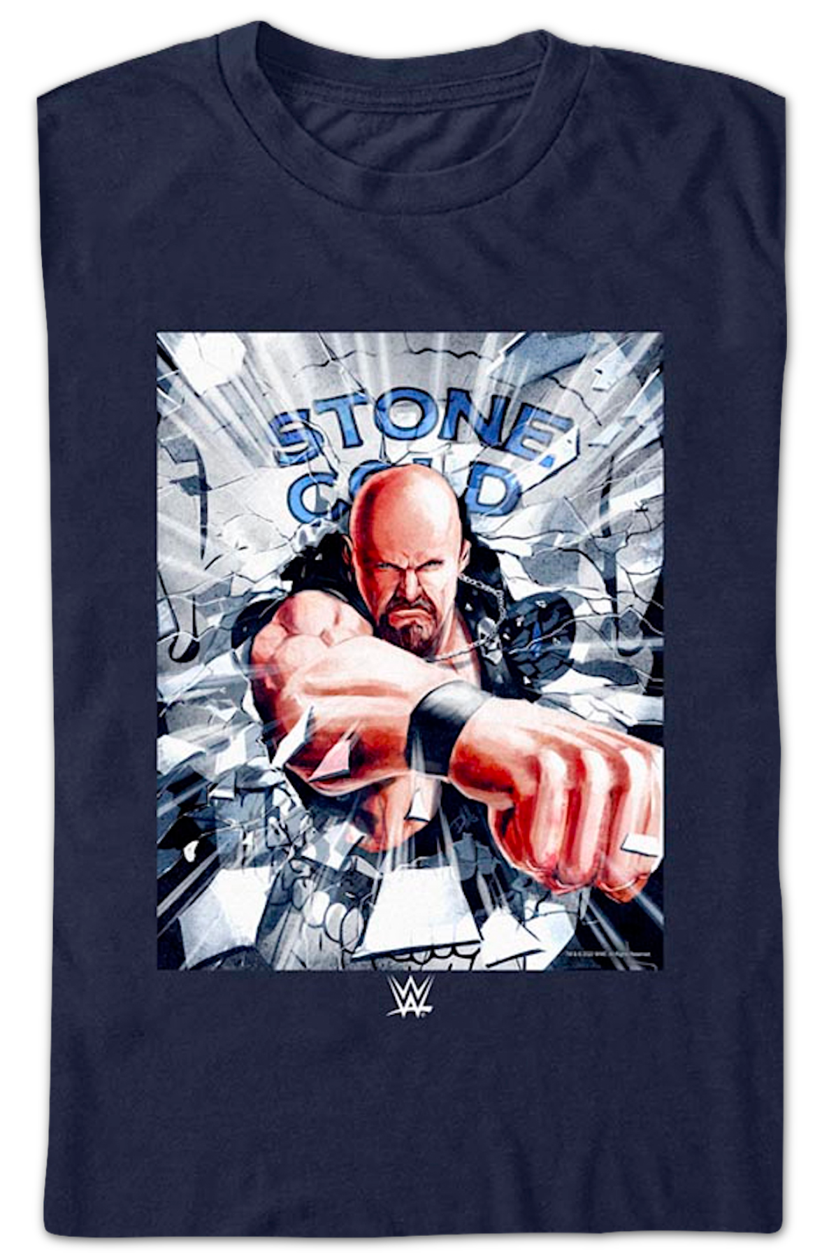 Shattered Glass Stone Cold Steve Austin T-Shirt product image 2