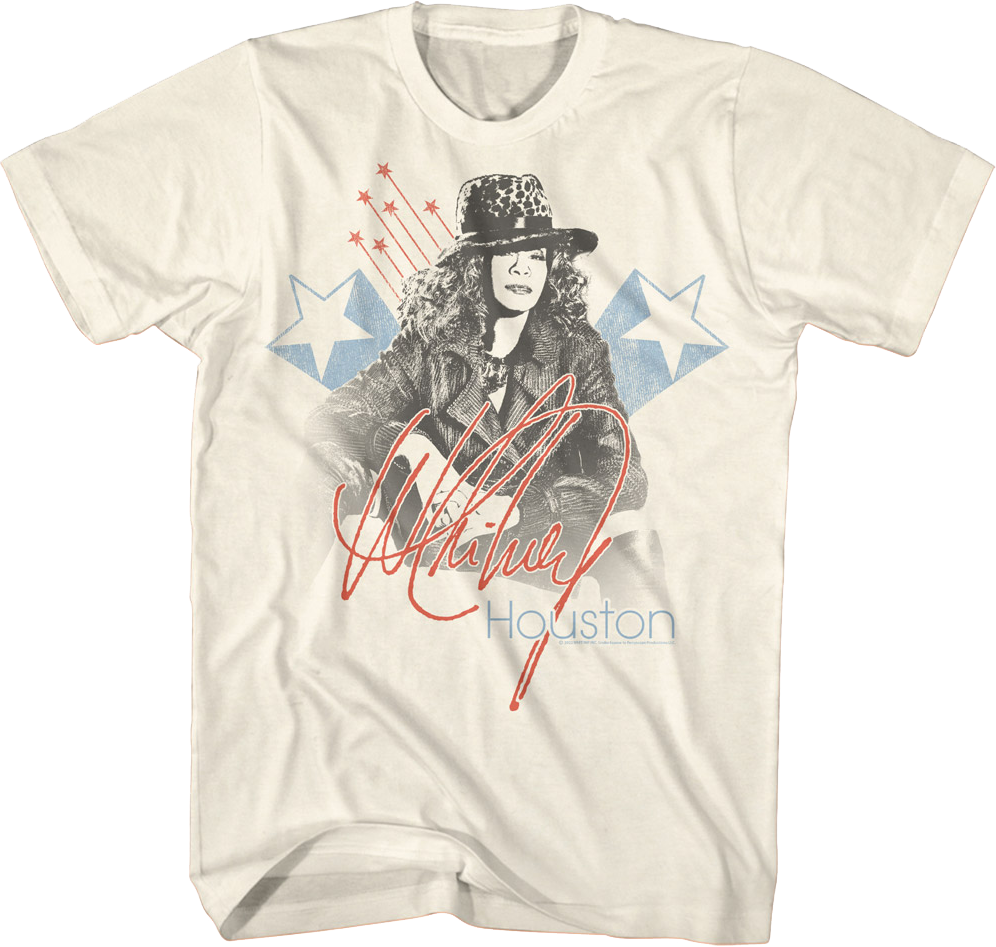 Shooting Stars Whitney Houston T-Shirt product image 1
