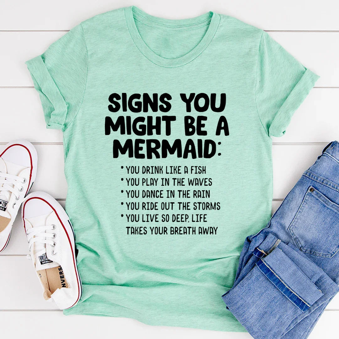Coastal Beach Vibe Graphic Top – Signs You Might Be A product image 1