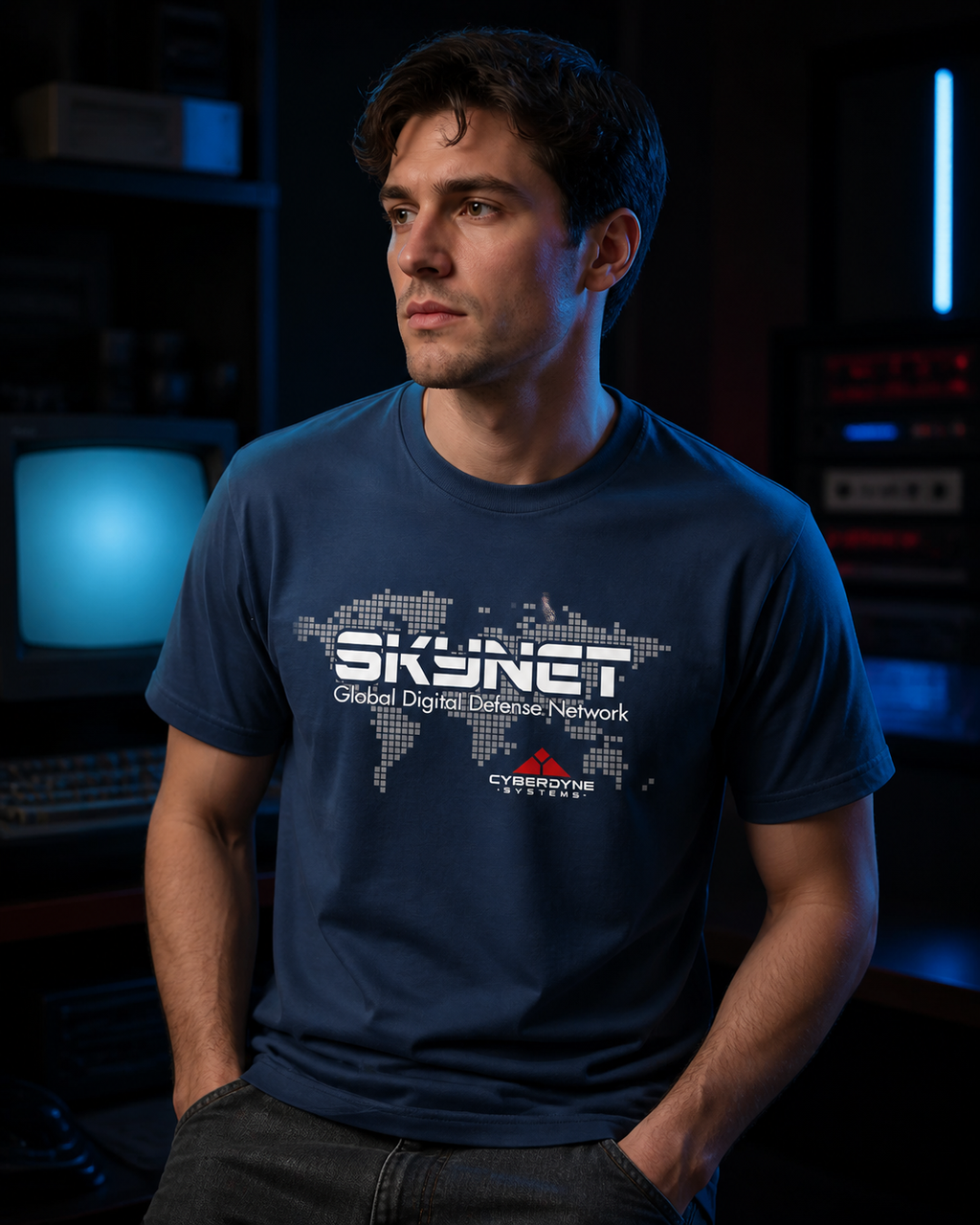 Skynet T-Shirt | Terminator Inspired Sci-Fi Movie Tee product image 3