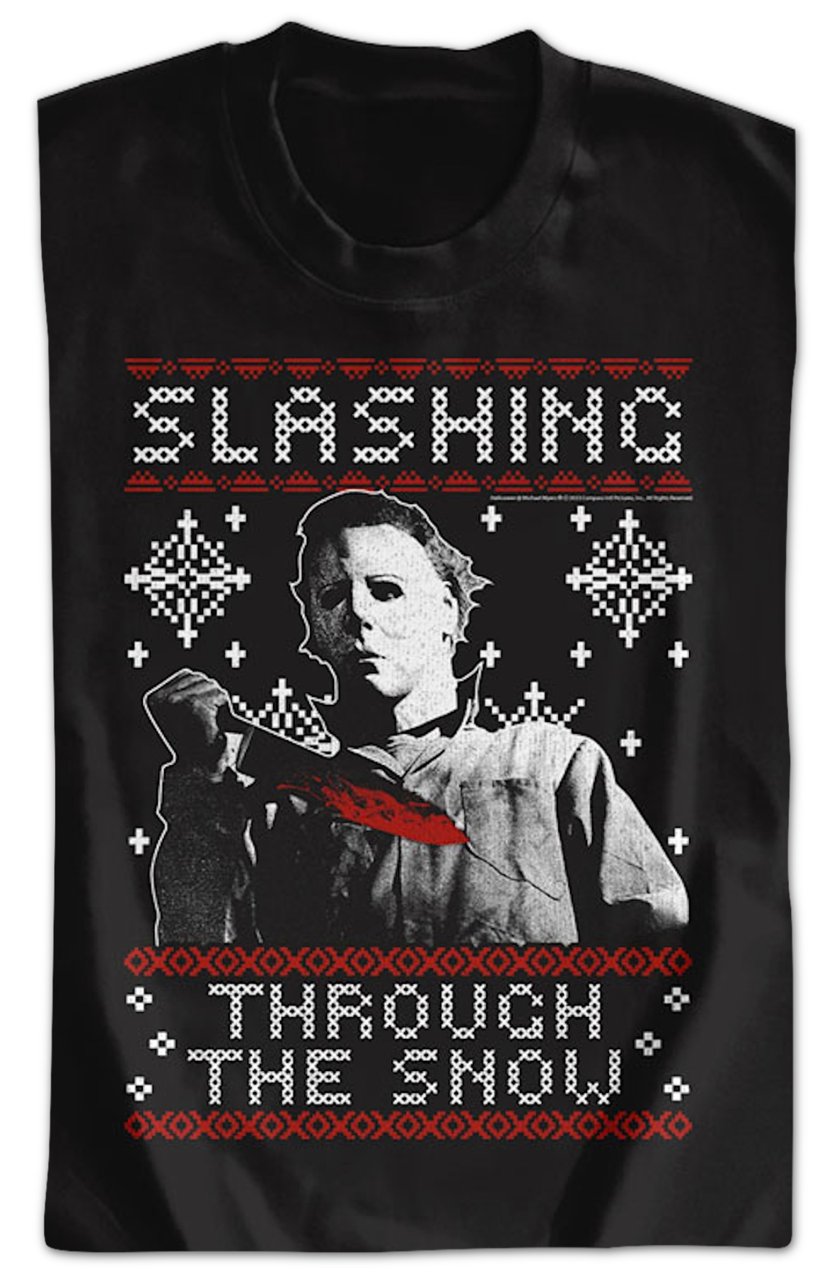 Slashing Through The Snow Halloween Sweatshirt product image 2