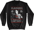 Slashing Through The Snow Halloween Sweatshirt product image 1