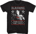 Slashing Through The Snow Halloween T-Shirt product image 1
