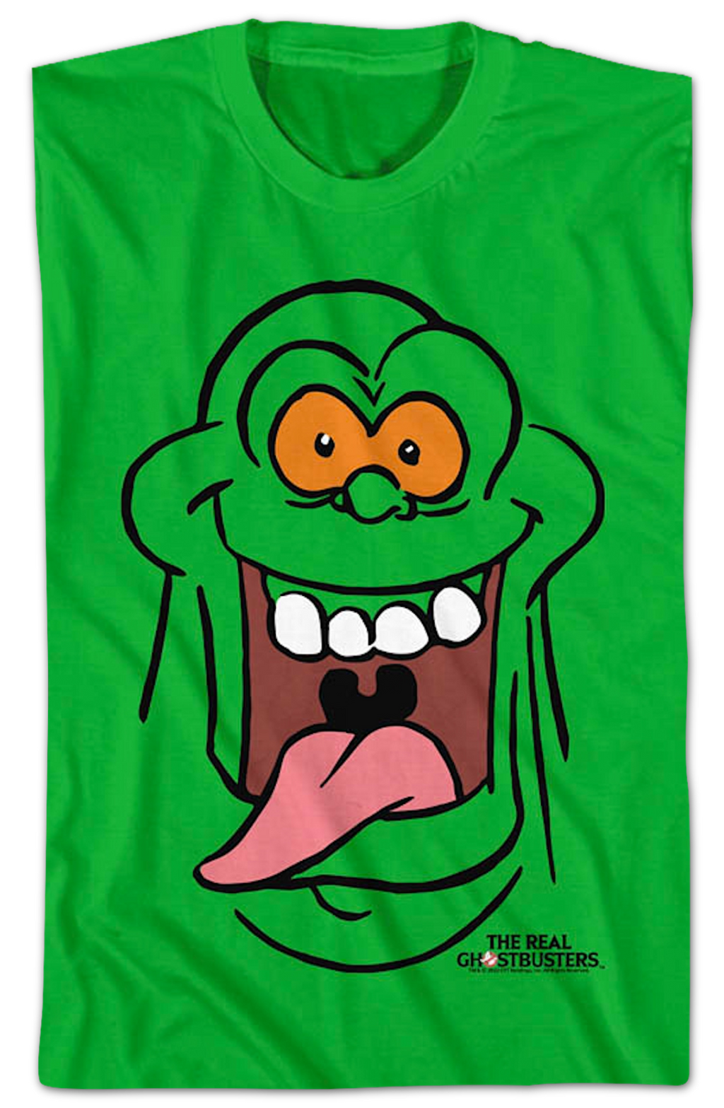 Slimer's Face Real Ghostbusters T-Shirt product image 2
