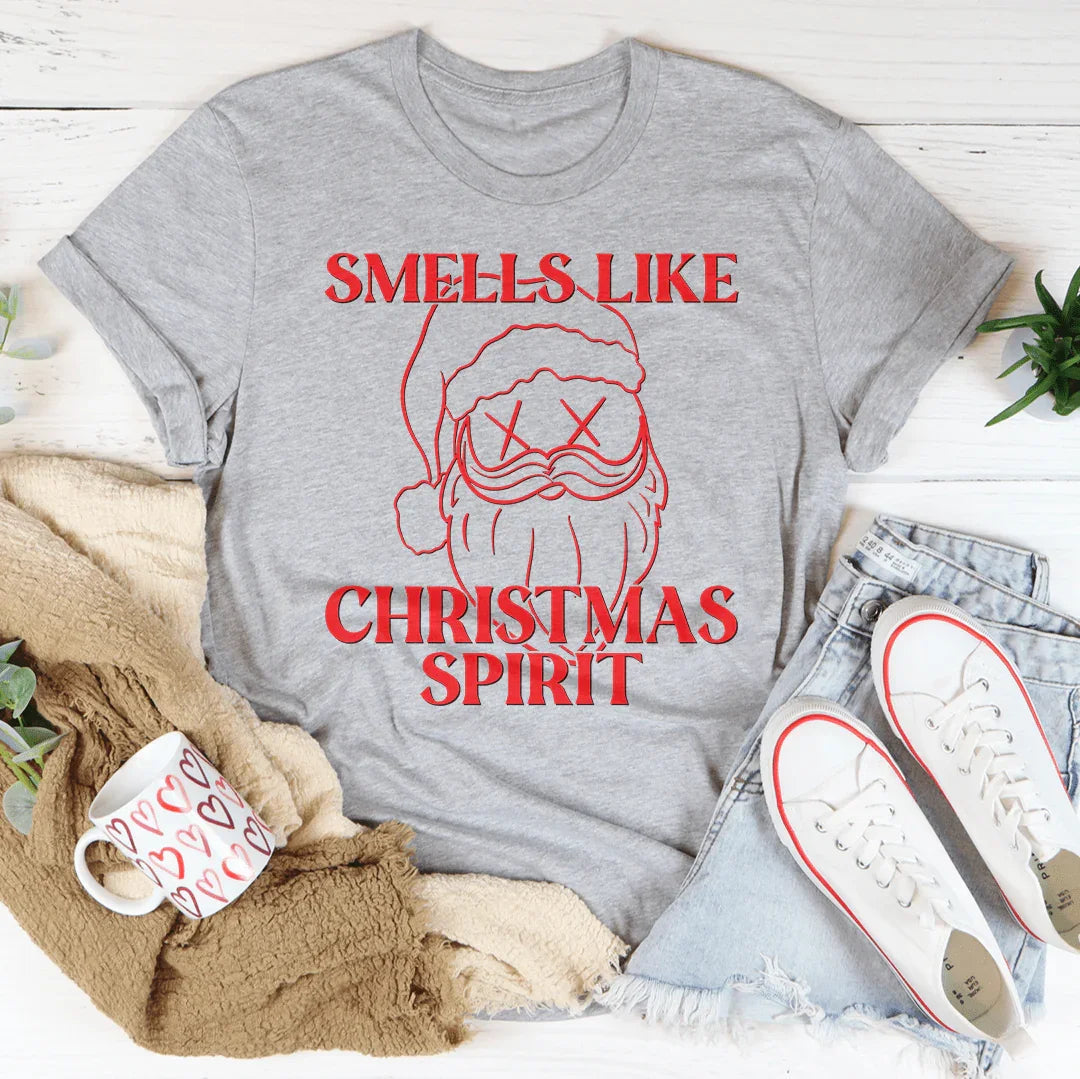 Smells Like Christmas Spirit Tee product image 4