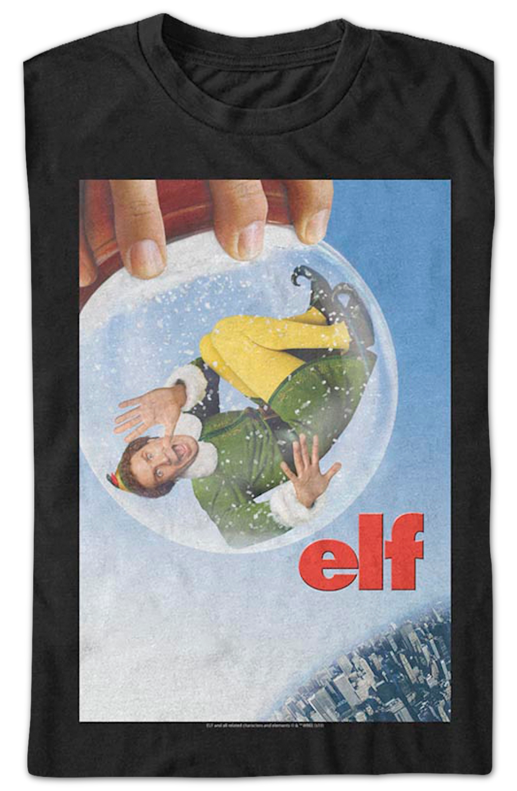 Snow Globe Elf T-Shirt product image 2