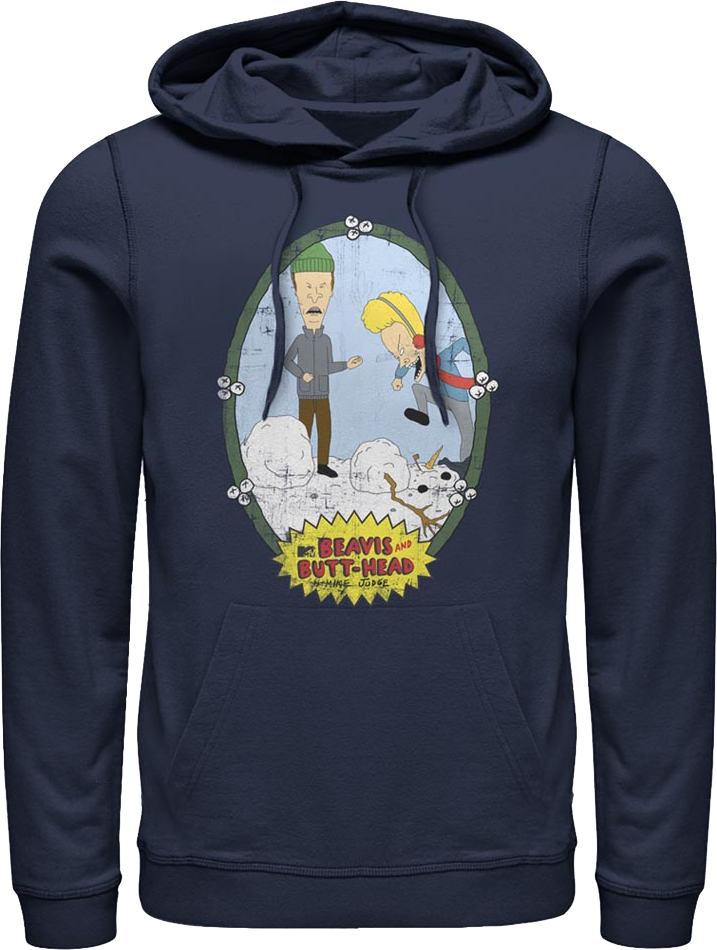 Snowman Beavis And Butt-Head Hoodie product image 1