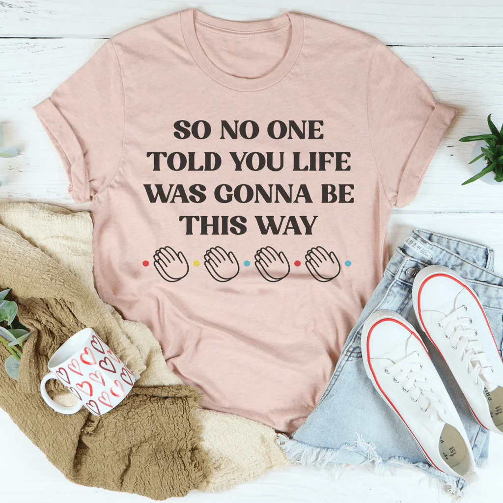 Retro Nostalgic Sitcom Quote Crewneck Tee – "So No One Told product image 3