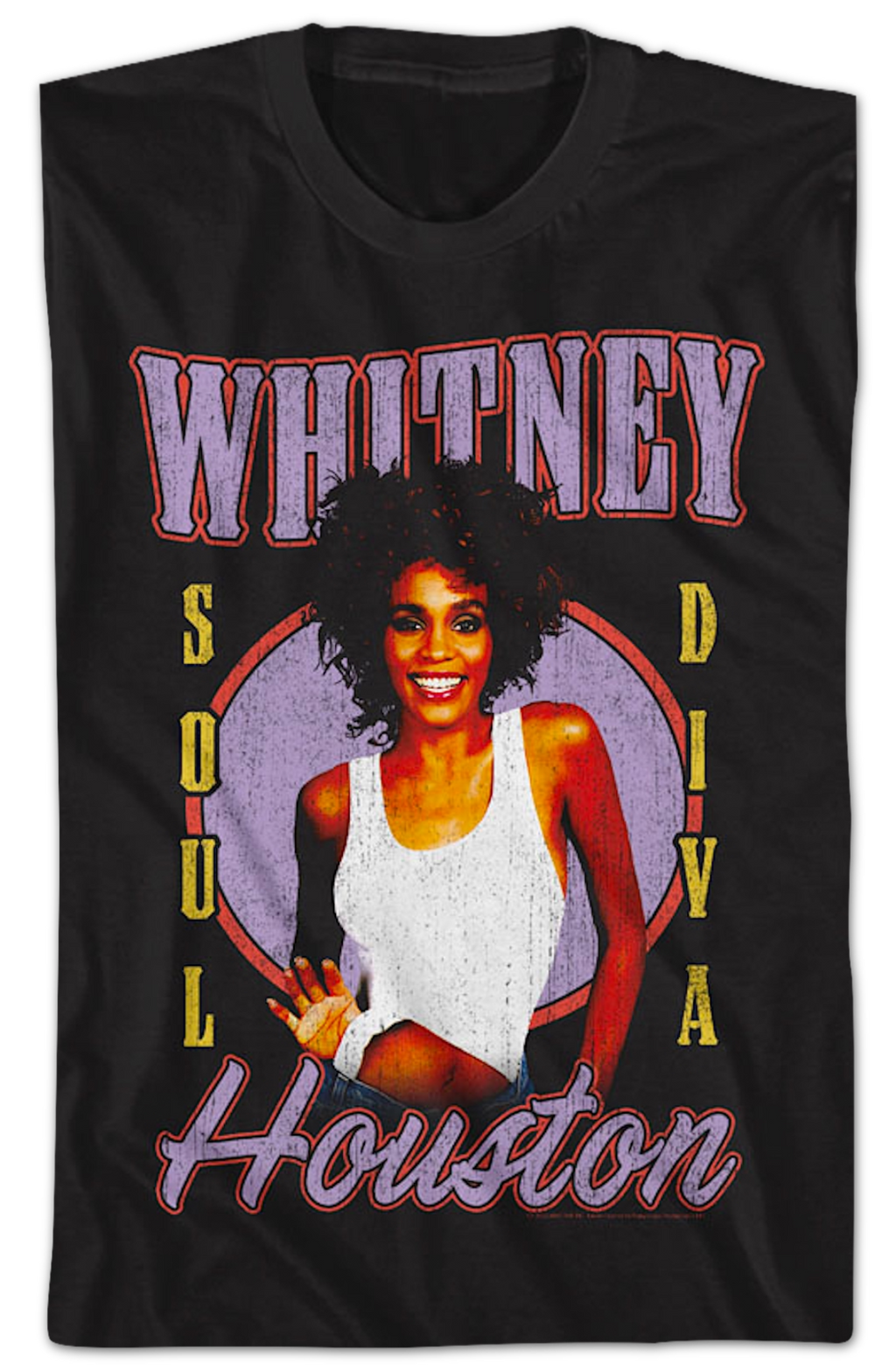 Soul Diva Whitney Houston T-Shirt product image 2