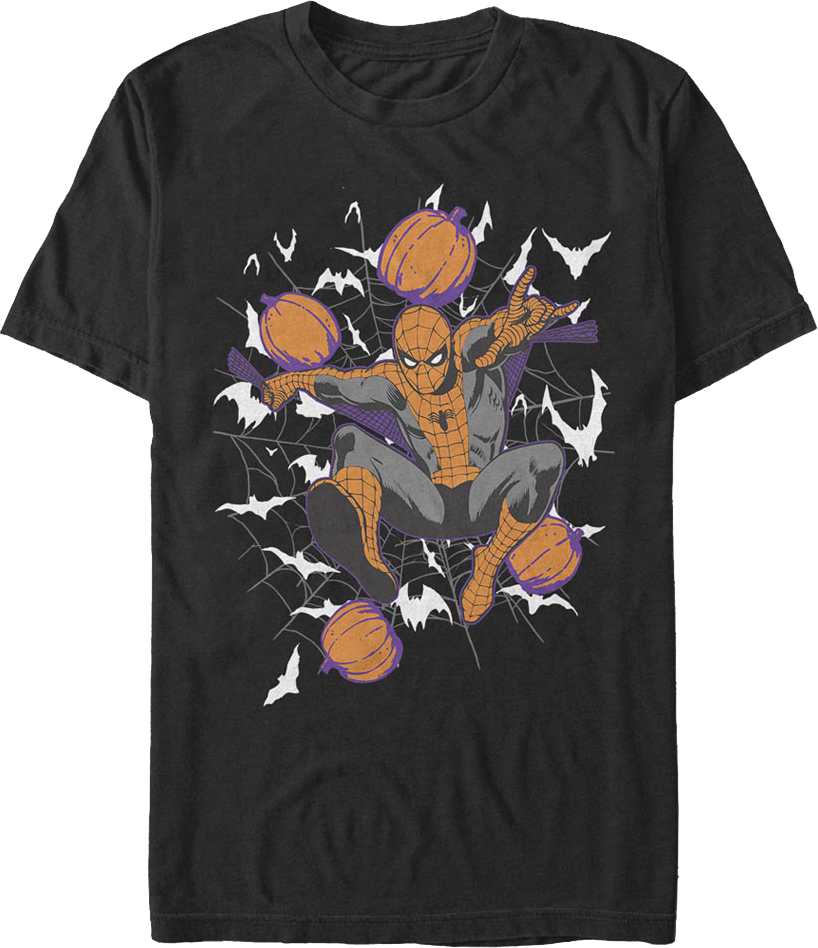 Spider-Man Halloween Marvel Comics T-Shirt product image 1