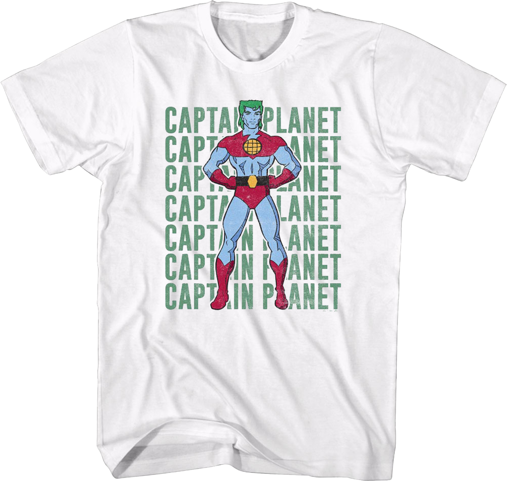 Stacked Logo Captain Planet T-Shirt product image 1