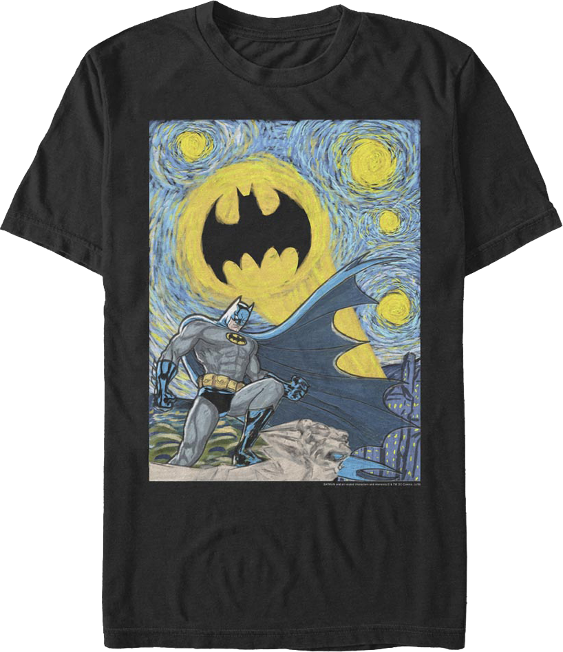 Starry Dark Knight Batman DC Comics T-Shit