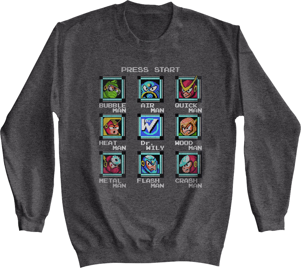 Start Screen Mega Man Sweatshirt product image 1