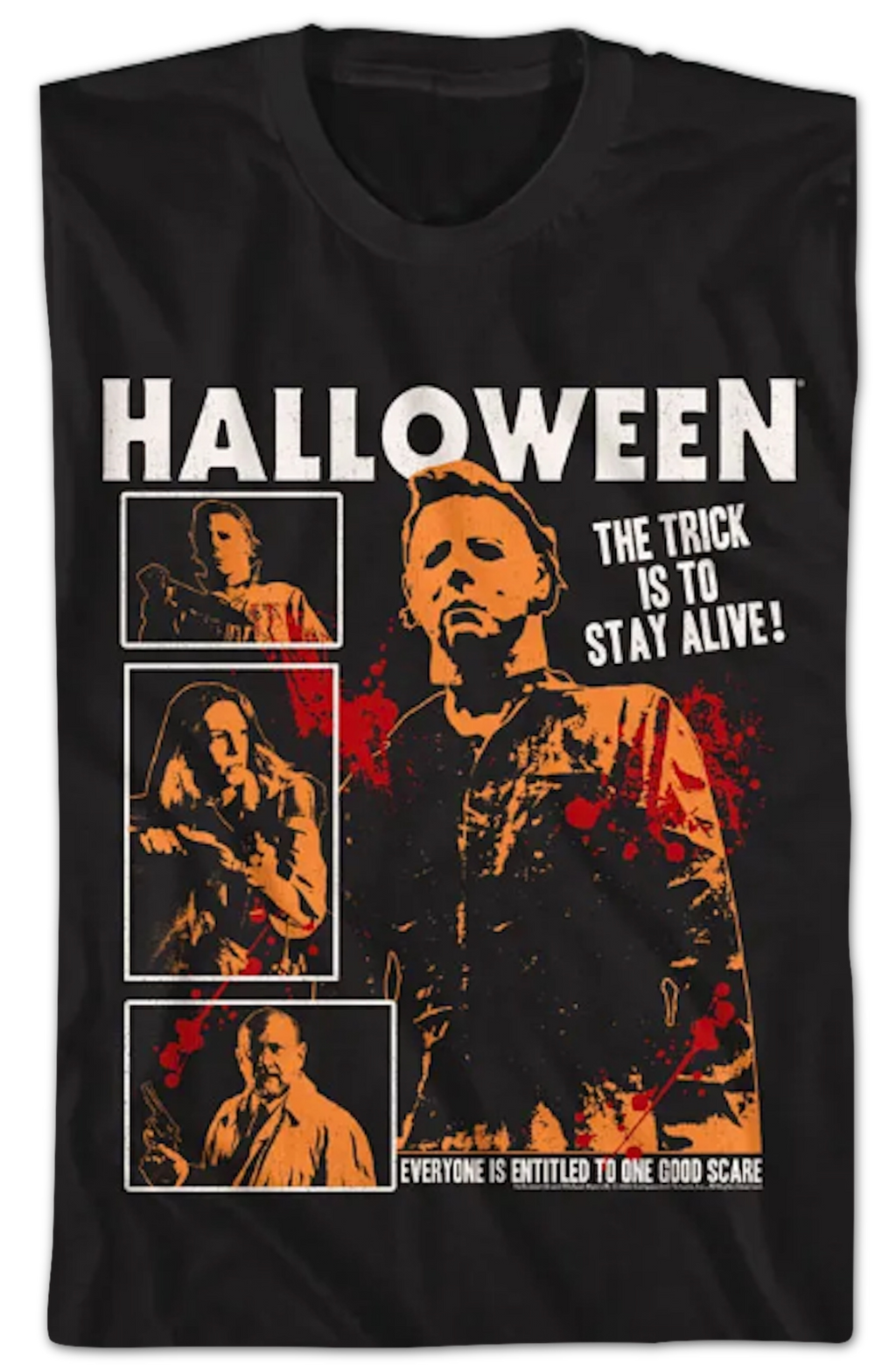 Stay Alive Collage Halloween T-Shirt product image 2