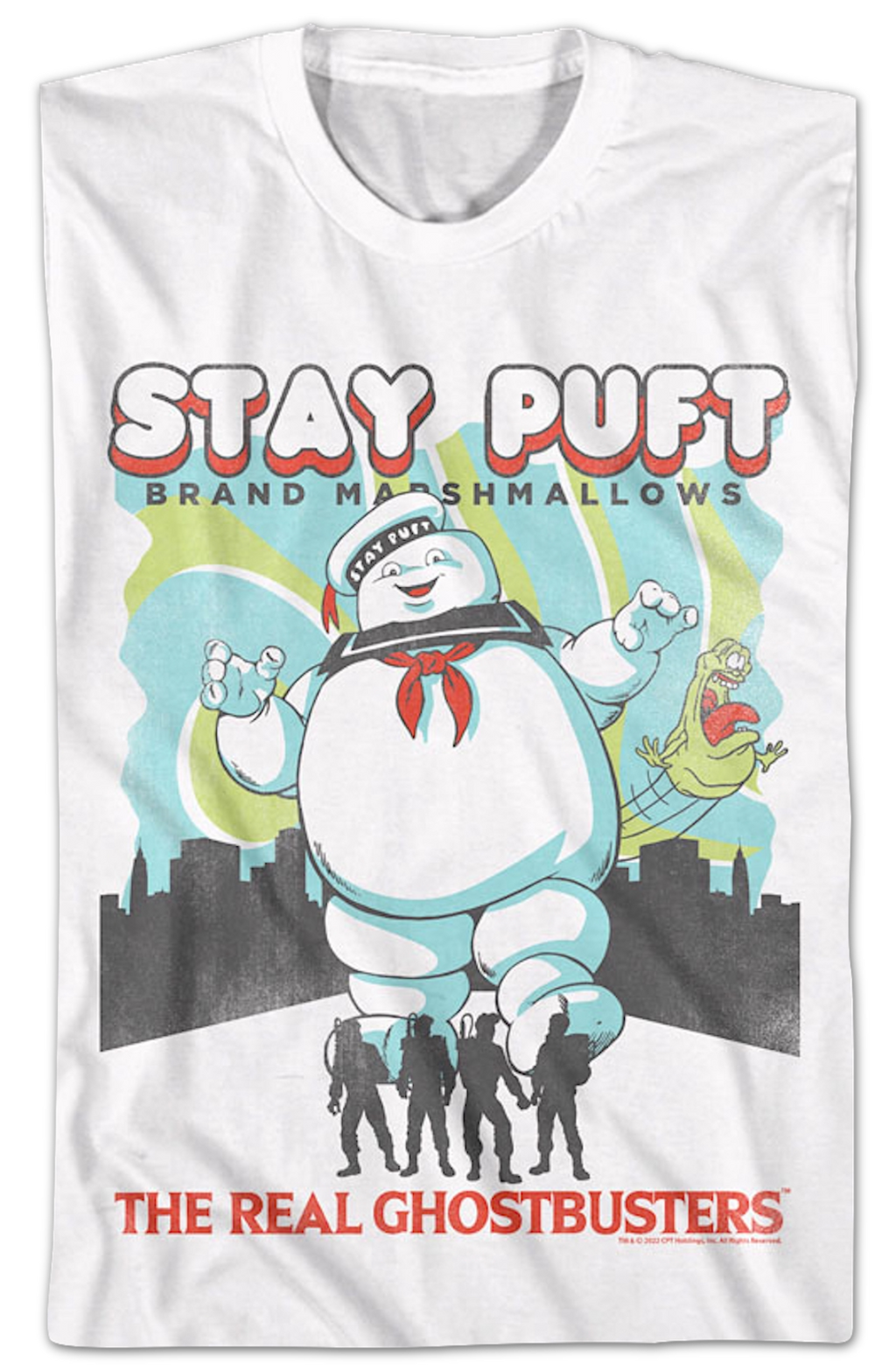 Stay Puft Brand Marshmallows Real Ghostbusters T-Shirt product image 2