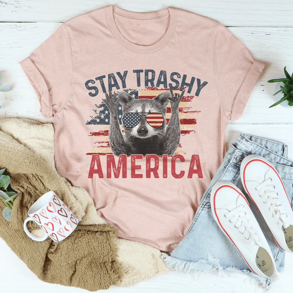 Stay Trashy America Tee product image 5