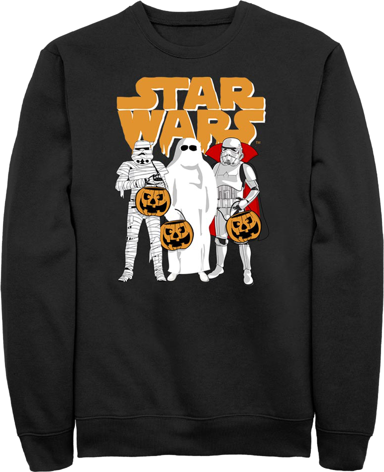 Stormtroopers Trick Or Treating Star Wars Sweatshirt product image 1