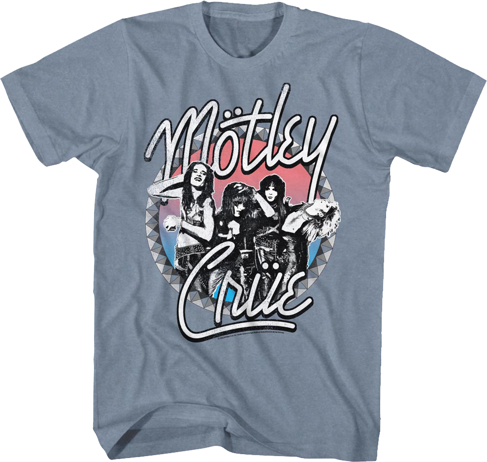 Studded Circle Photo Motley Crue T-Shirt product image 1