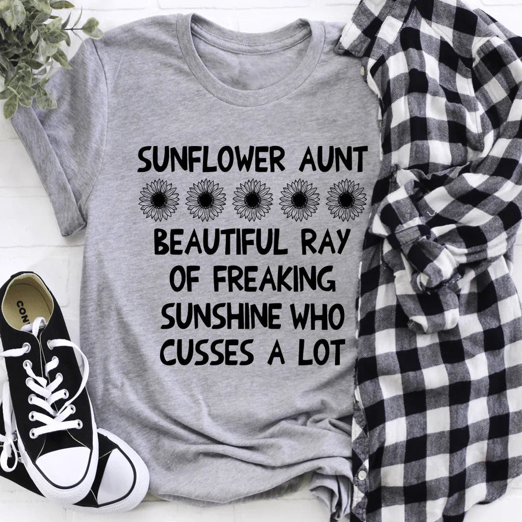 Sunflower Aunt Tee product image 2