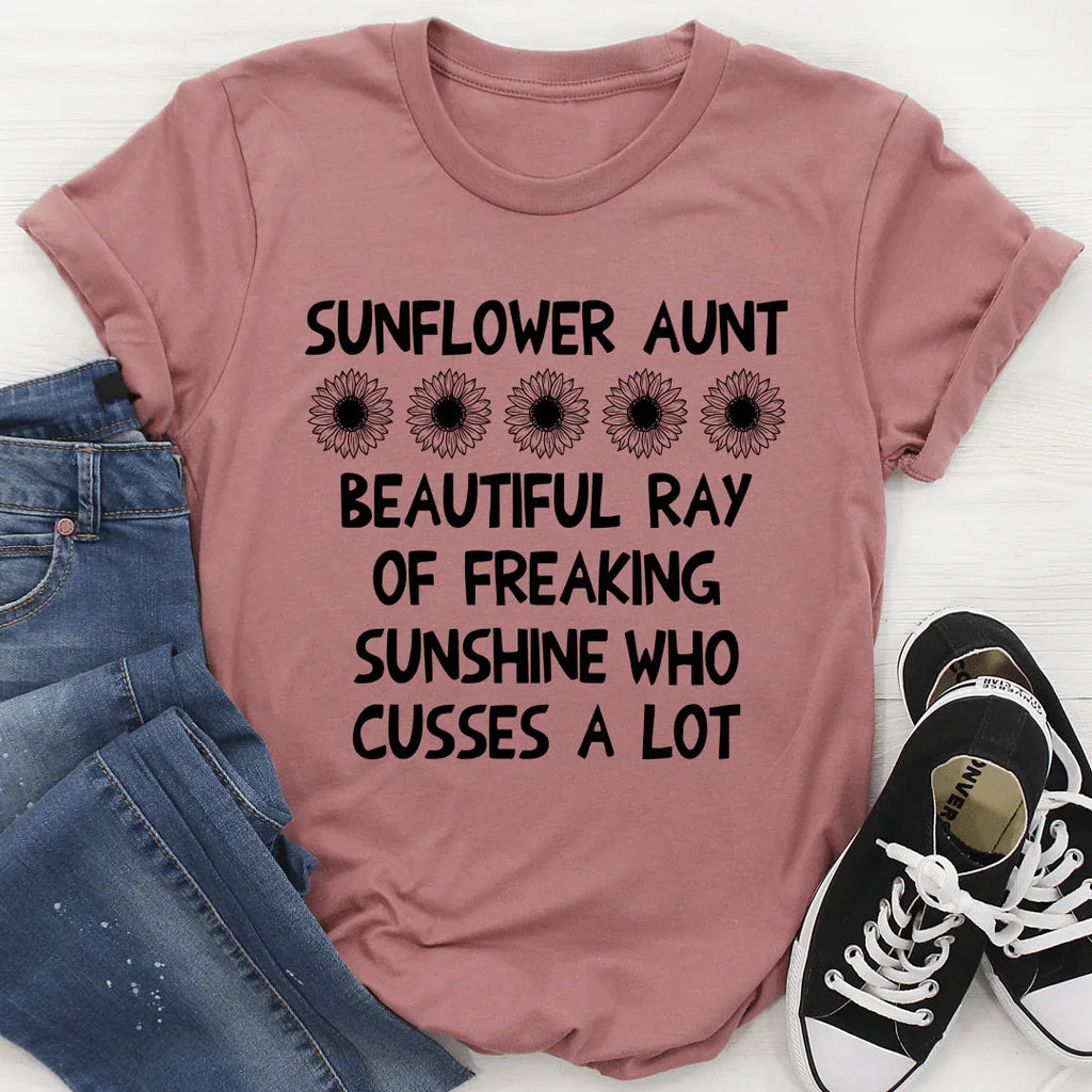Sunflower Aunt Tee product image 3