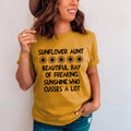 Sunflower Aunt Tee product image 1