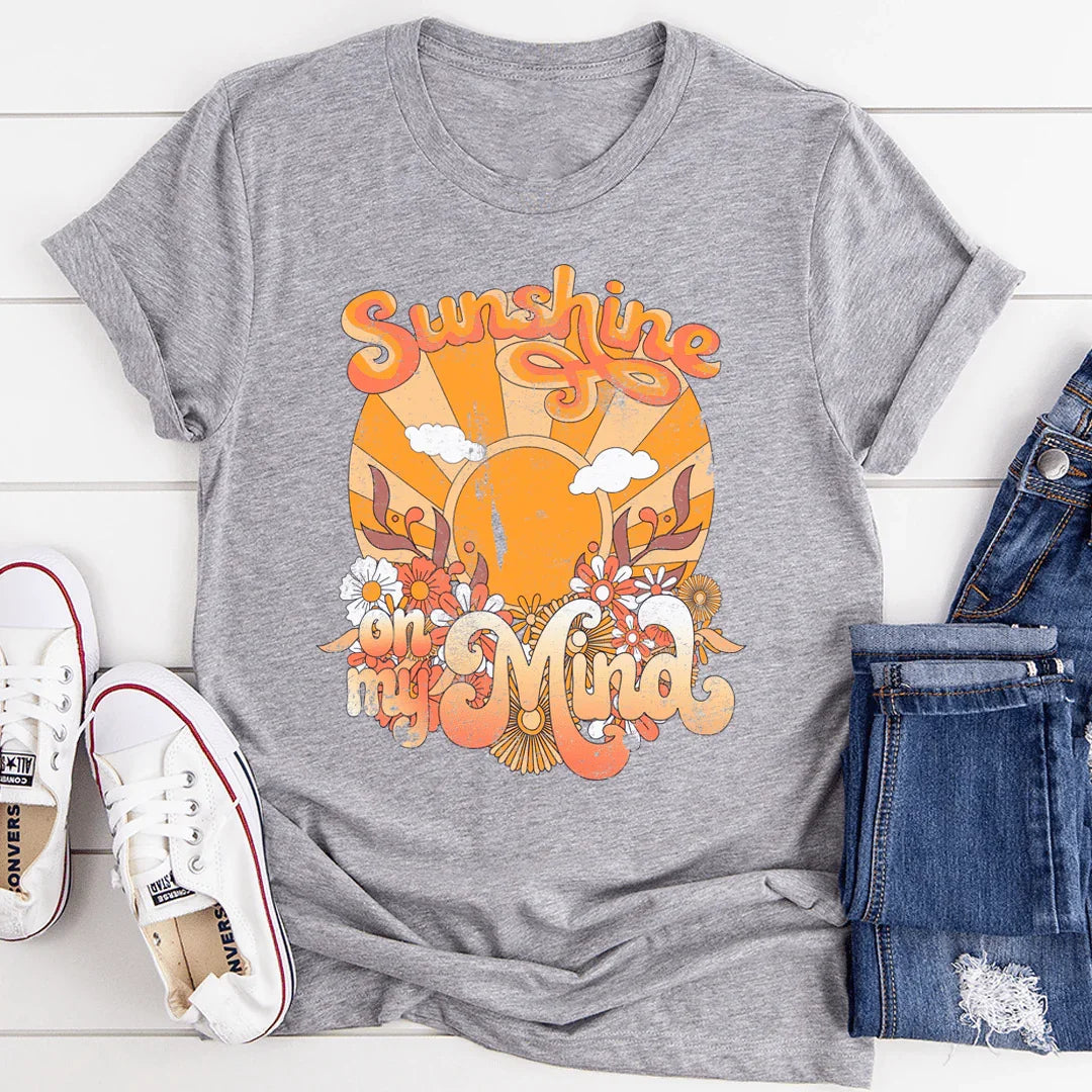 "Sunshine On My Mind" – Retro Vacation Graphic Shirt product image 2
