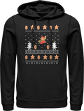 Super Mario Jump Faux Ugly Christmas Sweater Nintendo Hoodie product image 1