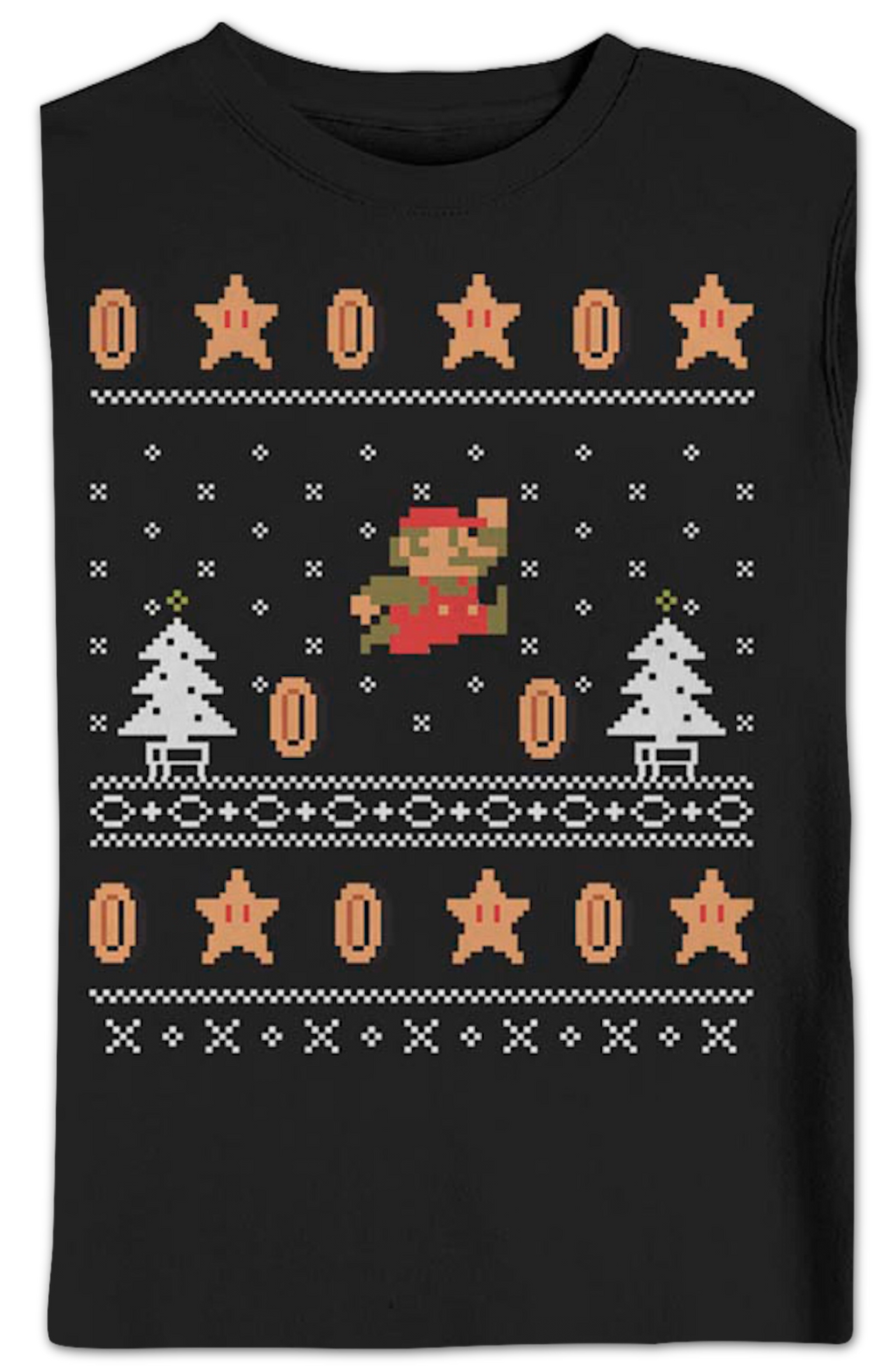 Super Mario Jump Faux Ugly Christmas Sweater Nintendo product image 2