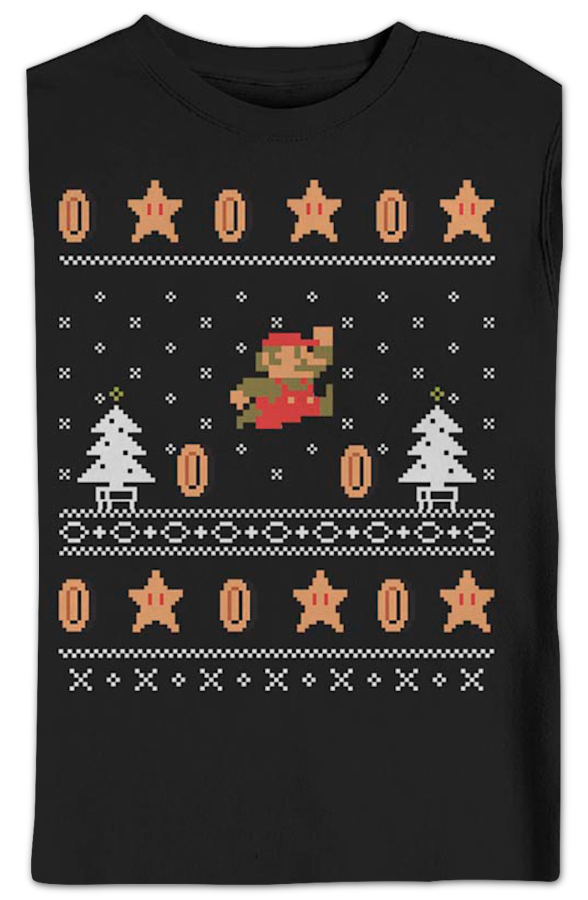 Super Mario Jump Faux Ugly Christmas Sweater Nintendo product image 2